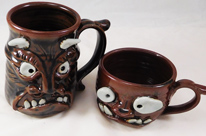 Two Monster mugs