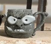 Gray Monster Mug