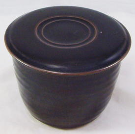 Black French Butter dish