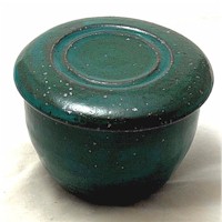 Stoney Teal French Butter Dish