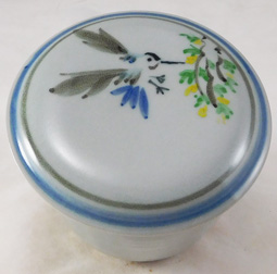 Replacement for sumi-e painted butter dish lid