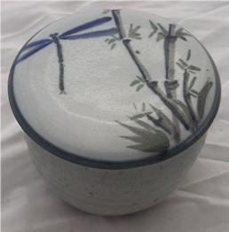 Dragonfly French Butter Dish